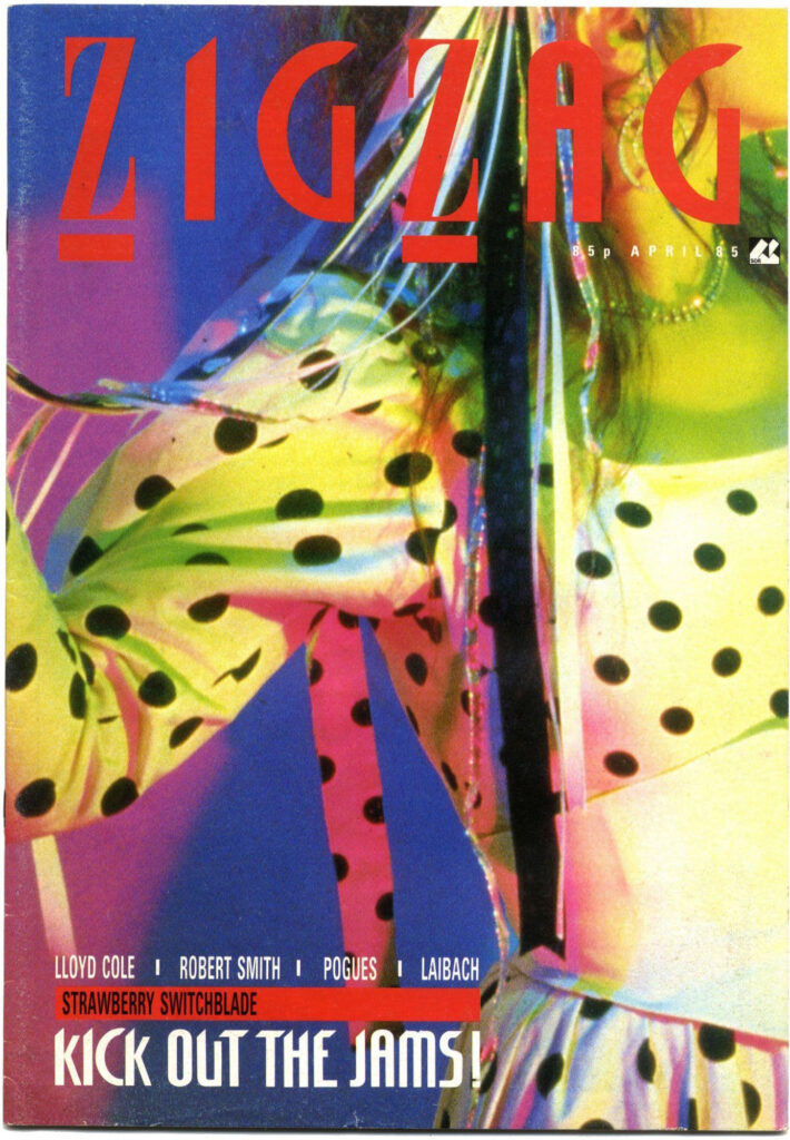 Zigzag magazine cover, April 1985