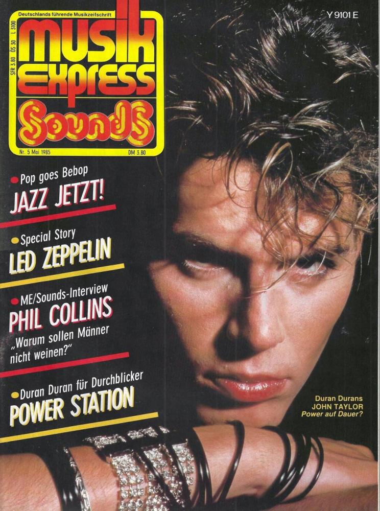 Musik Express Sounds cover, May 1985