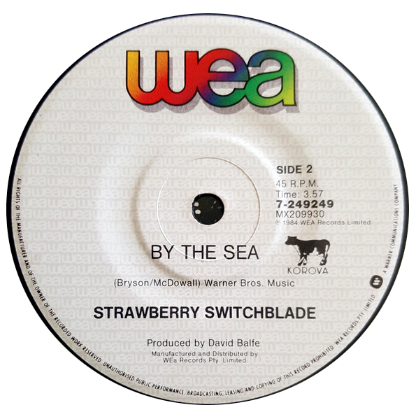 By The Sea - Since Yesterday Australian B side label