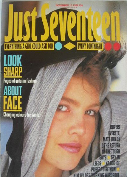 Just Seventeen cover, 15 November 1984