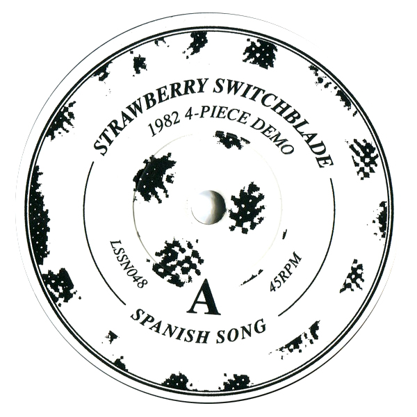 Strawberry Switchblade - Spanish Song label