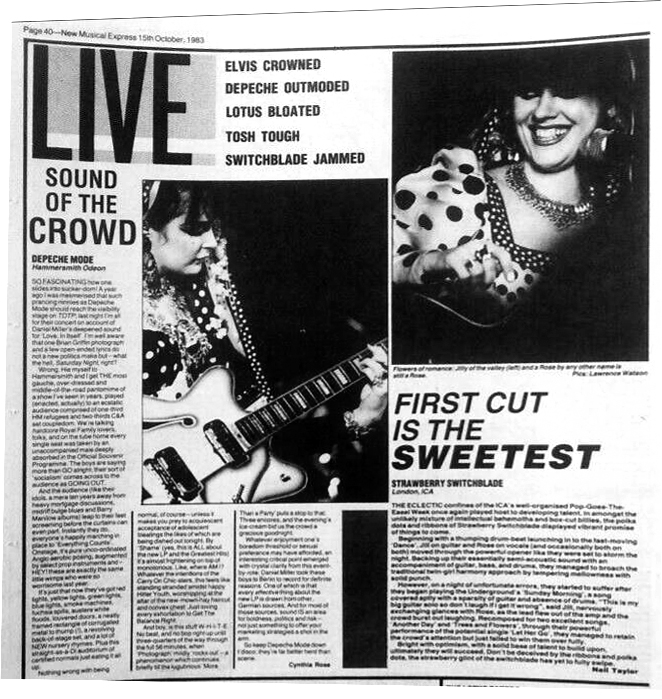 NME live review, 15 October 1983