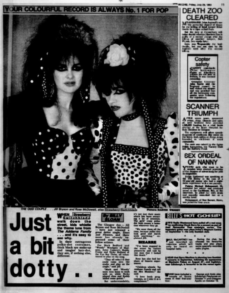 Daily Record feature, 29 July 1983